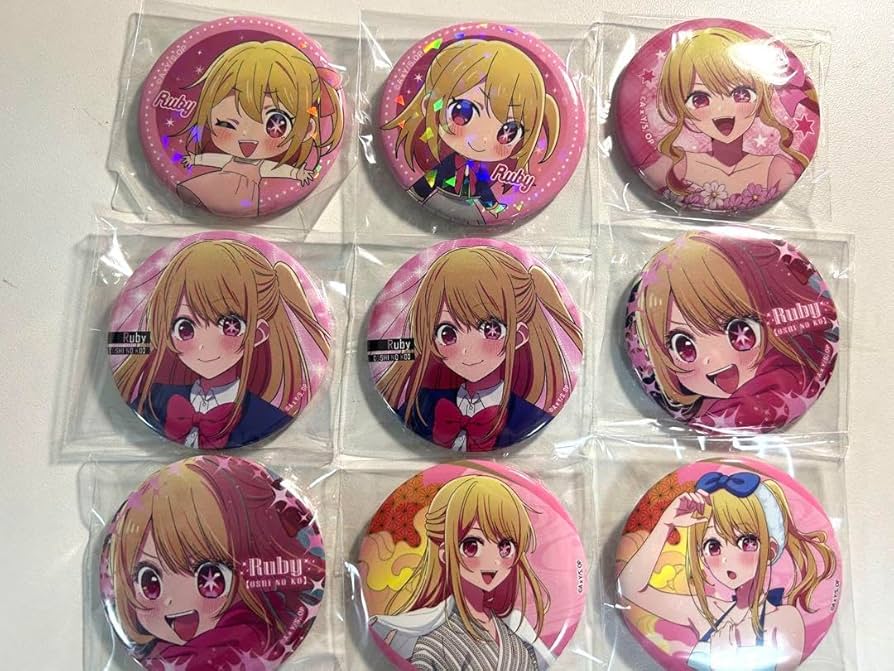 推しの子 トレーディング缶バッジ ぬいぐるみver. 星野ルビー Amazon.co.jp: 【星野瑠美衣(ルビー/キャラクタービジュアル